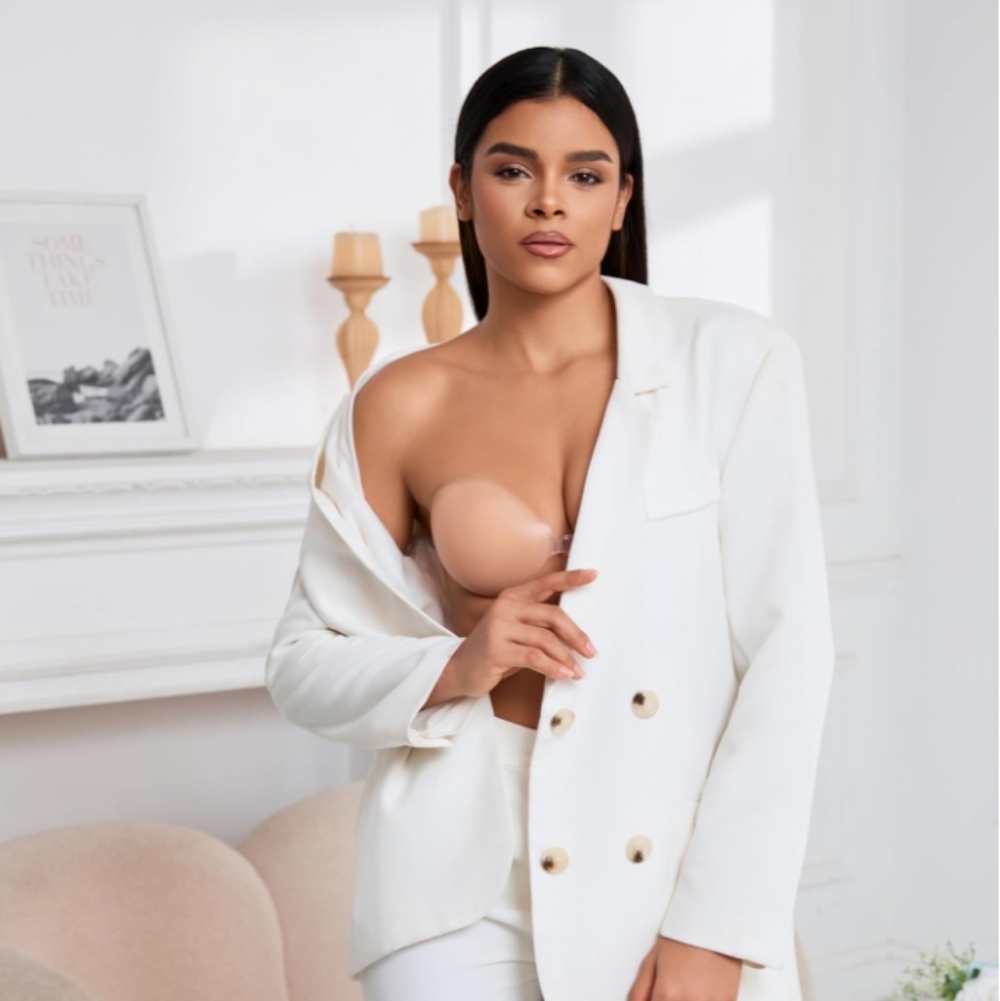 Rita 3 sets of Elegant Beig Double-Breasted Women's Bras